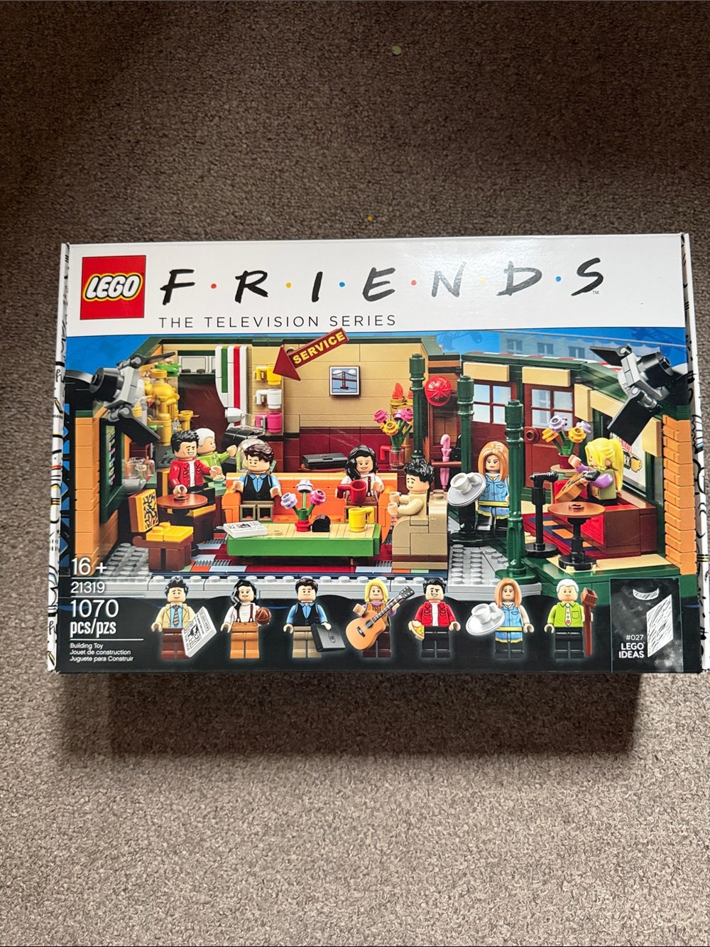 Lego Friends Central Perk Cafe Set - Brown, Green, Red, Tan
